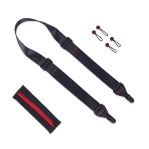 BLACKPIXEL Glide pro quick release black strap for camera,drones|3 in 1 style (sling,neck,shoulder)| Adjustable(145-99 cm)