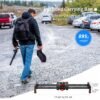 BLACKPIXEL 50 cm Aluminium Camera Slider, 1/4" & 3/8" Threads, Manual Dolly Track Rail, 5 kg Load Capacity, with Carry Bag – Compatible with DSLR, Mirrorless, Smartphones & Action Cameras