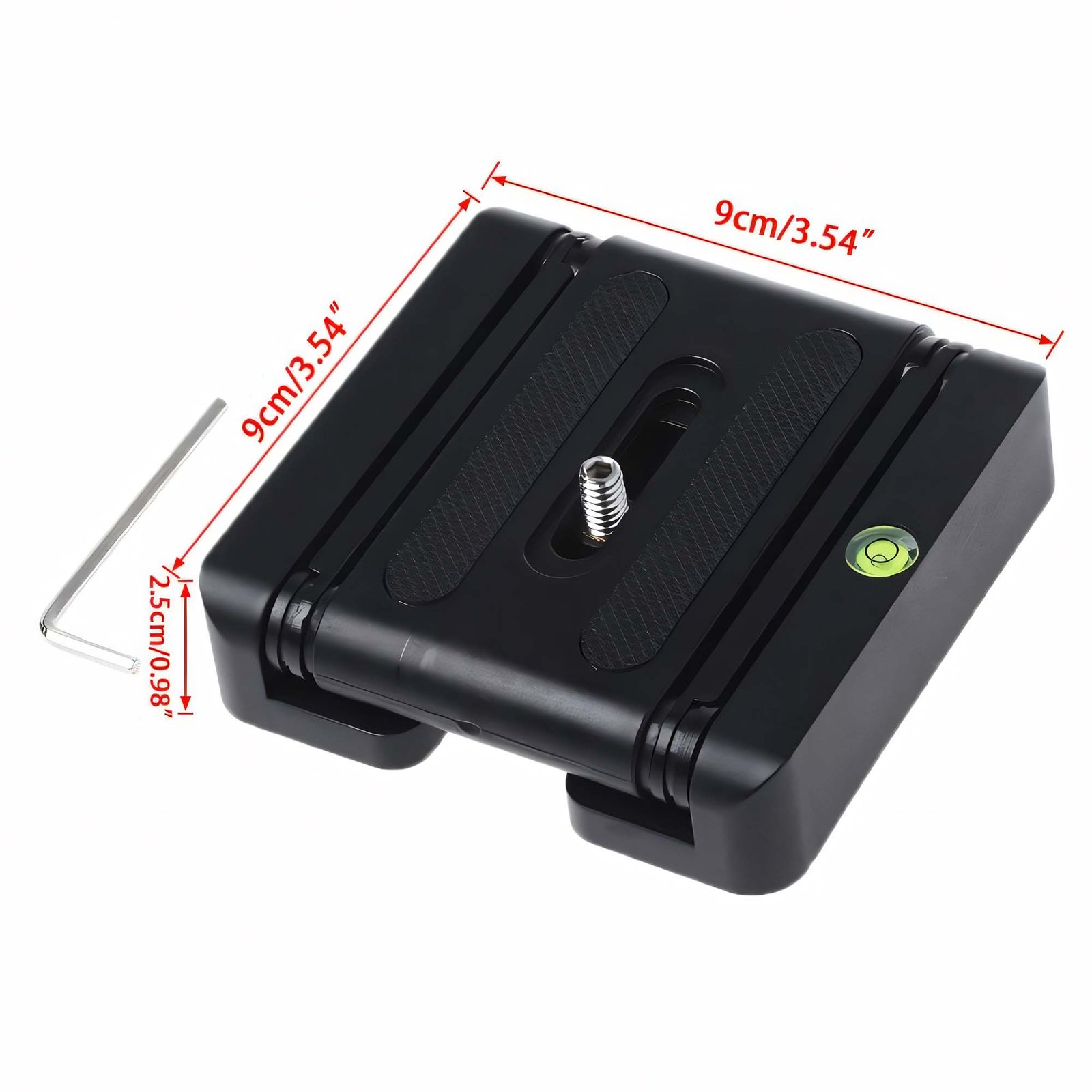 BLACKPIXEL Z-Flex Tilt Tripod Head, M-Shape Design, 360° Panoramic Rotation, 3 kg Load Capacity, Aluminium Construction with Allen Key