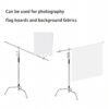 BLACKPIXEL Photography Clamp - 360° Rotating Grip Head with 4 Apertures, Heavy Duty C-Stand Mount
