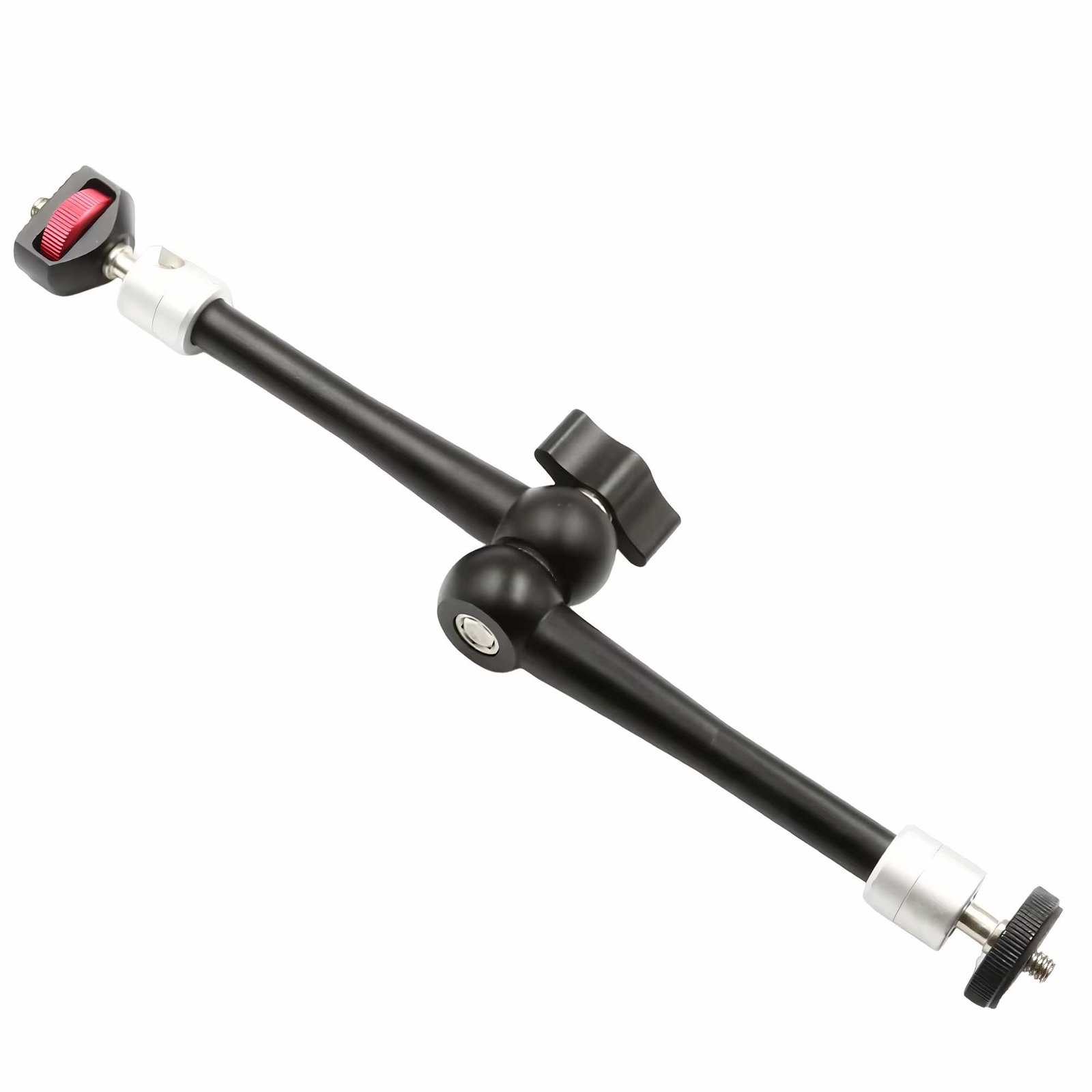 BLACKPIXEL Magic Arm, 28 cm Adjustable Friction Arm with Dual Ball Head, 360° Rotation, 5.5 lbs Load Capacity, for Cameras, Monitors, Lights