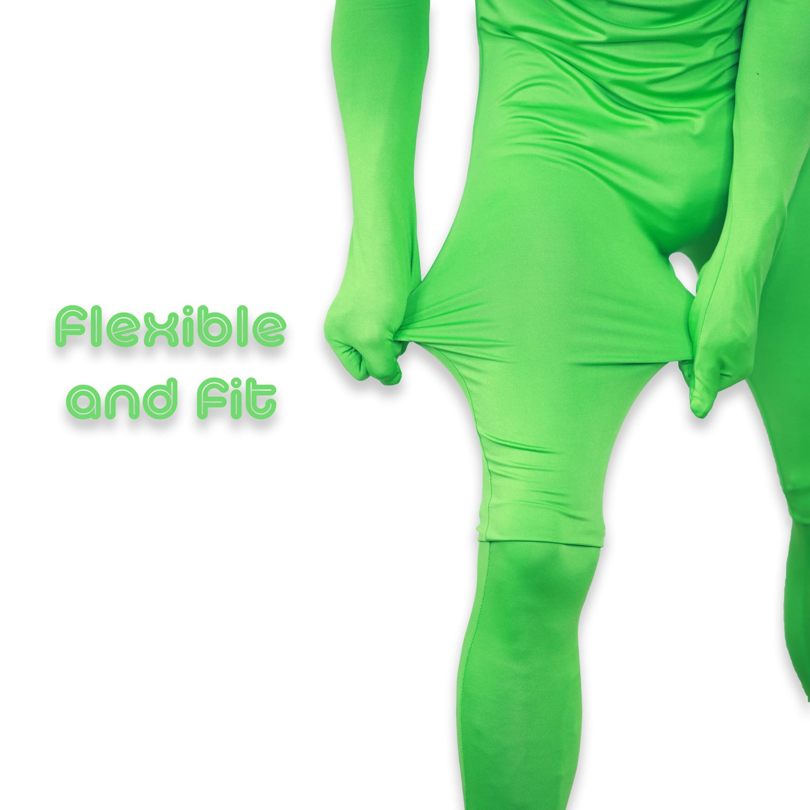 BLACK PIXEL Chromakey Green full body Stretch and comfort Fabric VFX suite