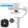 BLACKPIXEL Camera Quick Release Mount Adapter, 38mm, Sliding Lock Mechanism, Anti-Slip Plate, Compatible with DSLR and Tripod