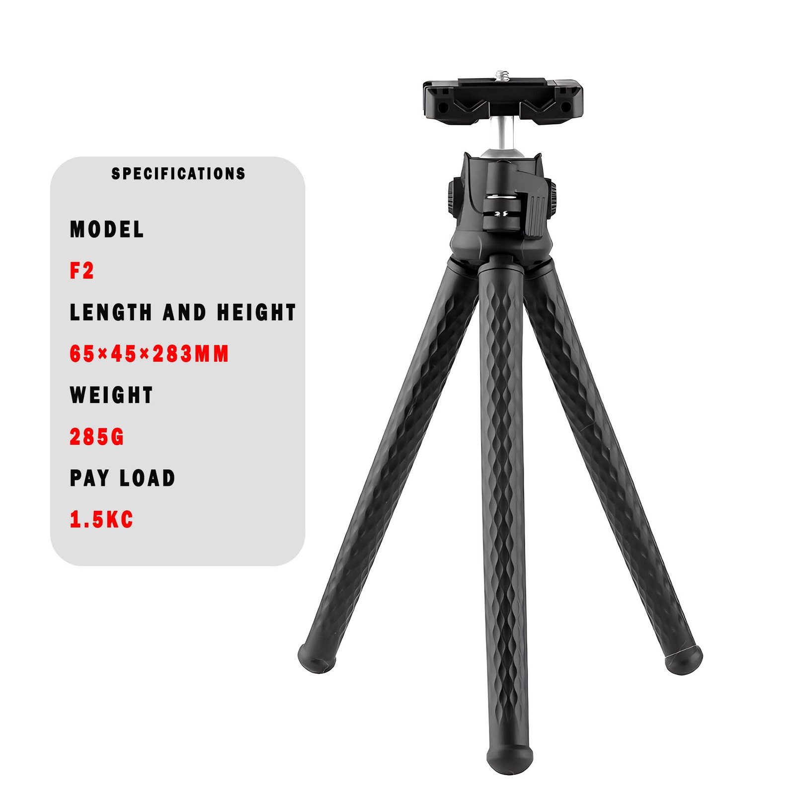 5 Goocong Flexible Tripod for iPhone, Phone Camera with Cell Phone Mount for iPhone 13, Samsung Smartphone, DSLR Canon, Nikon Camera