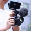 BLACKPIXEL Triple Cold-Shoe Camera Handle, Universal ARRI/NATO Mount, 15mm Rod Clamp, Adjustable Grip, Multiple 1/4-20 & 3/8-16 Threads