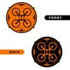 BLACKPIXEL Drone Landing Pad, Portable Foldable Helipad with Carrying Case, Orange and Black