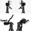 Goocong O4 Lightweight Camera Tripod, 44-136 cm Height, 650g Weight, Quick-Lock Legs, Dual 1/4" Mount