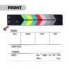 BLACKPIXEL Clapboard pro with anti slip Wristlink strap and 2 marker with eraser for Filmmakers| clapper size (30cm x 25cm) thickness (c 30mm,b 5mm)