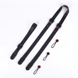 BLACKPIXEL Glide mini black strap with wristlink for came...