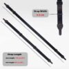BLACKPIXEL Glide pro quick release black strap for camera,drones|3 in 1 style (sling,neck,shoulder)| Adjustable(145-99 cm)