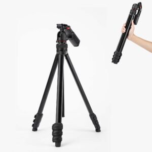 Goocong O4 Lightweight Camera Tripod, 44-136 cm Height, 6...
