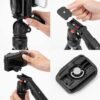 Goocong O4 Lightweight Camera Tripod, 44-136 cm Height, 650g Weight, Quick-Lock Legs, Dual 1/4" Mount