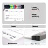 BLACKPIXEL Clapboard pro with anti slip Wristlink strap and 2 marker with eraser for Filmmakers| clapper size (30cm x 25cm) thickness (c 30mm,b 5mm)