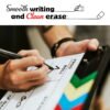 BLACKPIXEL Clapboard pro with anti slip Wristlink strap and 2 marker with eraser for Filmmakers| clapper size (30cm x 25cm) thickness (c 30mm,b 5mm)