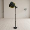 Two-in-One Sturdy 180 Degree Adjustable Height Durable Microphone Floor Stand - 360 Degree Rotating Metal Camera Stand