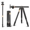 Tripod Kit with Monopod and Ball Head - Twist Lock & Flip Leg Lock Transverse Stand for DSLR Camera & Mobile Phone