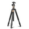 Tripod Kit with Monopod and Ball Head - Twist Lock & Flip Leg Lock Transverse Stand for DSLR Camera & Mobile Phone