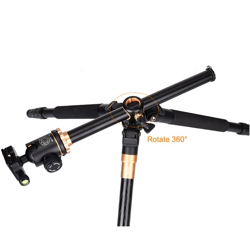 Tripod Kit with Monopod and Ball Head - Twist Lock & Flip Leg Lock Transverse Stand for DSLR Camera & Mobile Phone