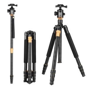 BLACKPIXEL Professional Aluminium Tripod & Monopod with Ball Head | 152 cm Max Height, 8 kg Load, Quick Release Plate & Carry Bag for DSLR, Mirrorless & Video Cameras
